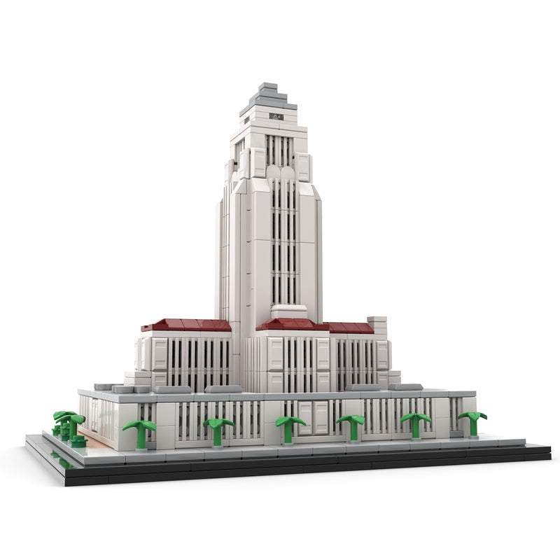 Los Angeles City Hall 1:800 MOC Skyscraper Building Kit - 2