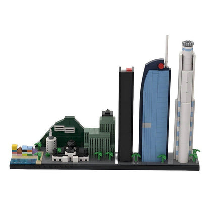 Los Angeles Skyline MOC Building Kit | City Architecture Model - 3
