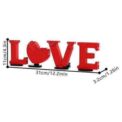 Love lettering Building Kit | Valentine´s Day | MOC-208993 - 4