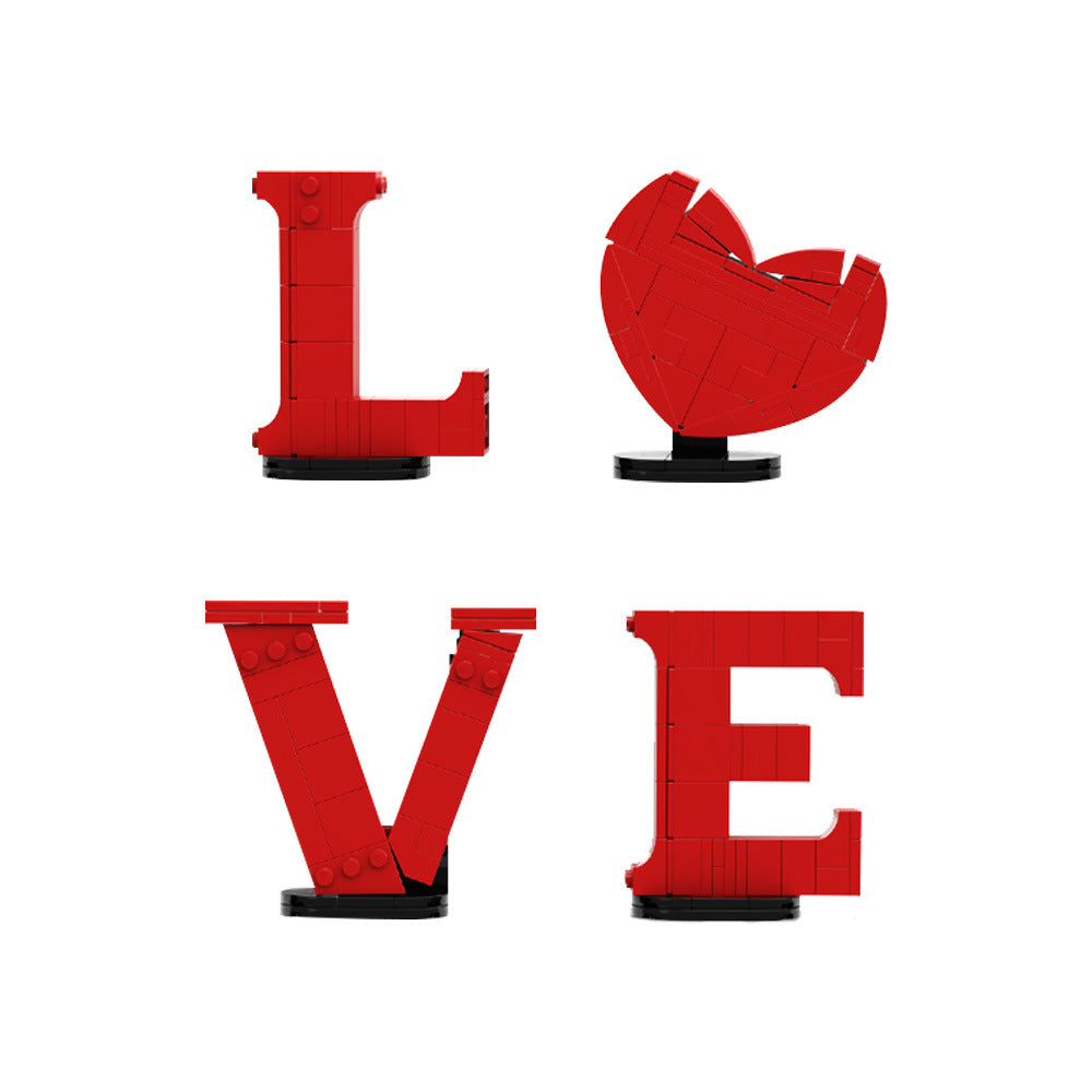 Love lettering Building Kit | Valentine´s Day | MOC-208993 - 5