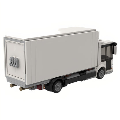 Low-Entry Refrigerated Delivery Truck MOC Building Kit - 2