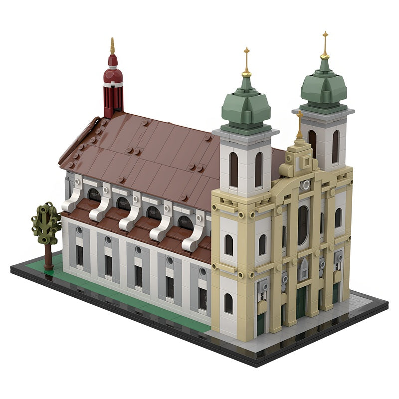 Lucerne Jesuit Church St. Franz Xaver 1:250 MOC Building Kit - 1