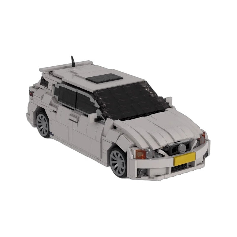 Luxury Hybrid Hatchback Building Kit | 1:20 Scale LEGO-Compatible MOC - 2