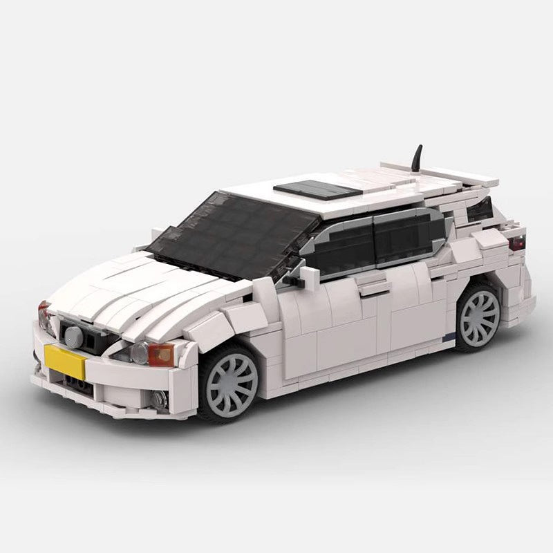 Luxury Hybrid Hatchback Building Kit | 1:20 Scale LEGO-Compatible MOC - 3