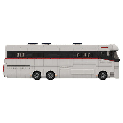 Luxury Motorhome RV MOC Building Kit with Garage and Slide-Outs - 3
