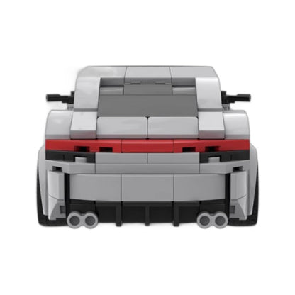 Luxury Twin Turbo S 4-Door Saloon Sports Car Building Kit | LEGO-Compatible MOC - 5