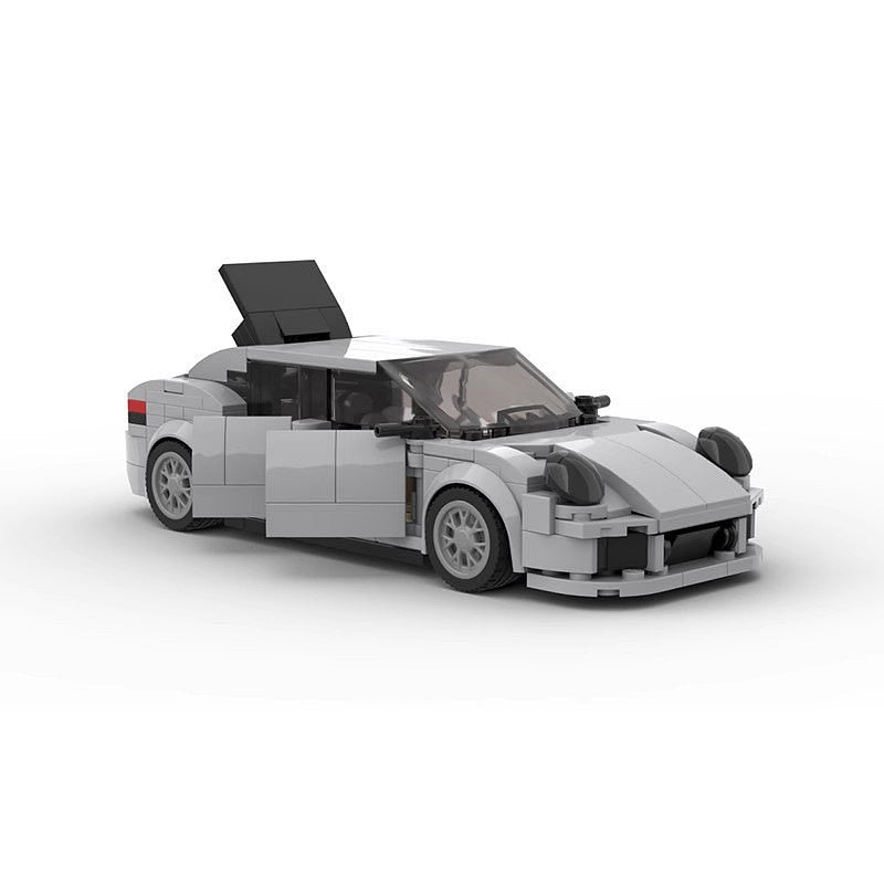 Luxury Twin Turbo S 4-Door Saloon Sports Car MOC Building Kit - 1