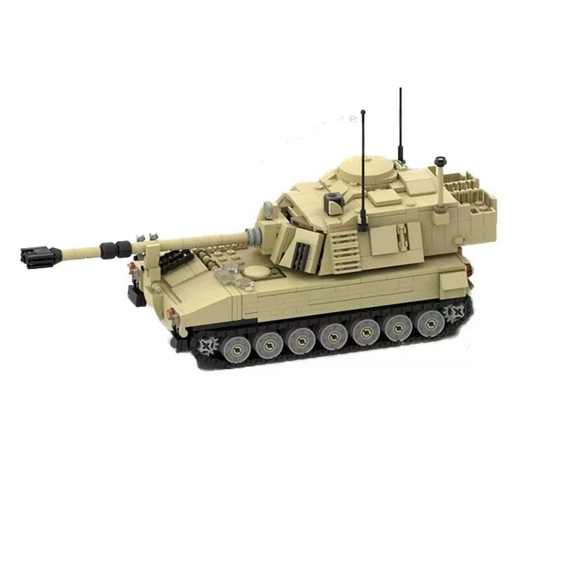 M-109 Paladin 155mm Howitzer MOC Building Kit | 1:35 Scale - 1