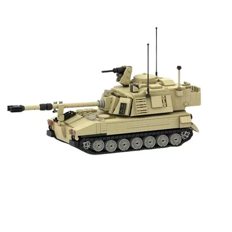 M-109 Paladin 155mm Howitzer MOC Building Kit | 1:35 Scale - 4
