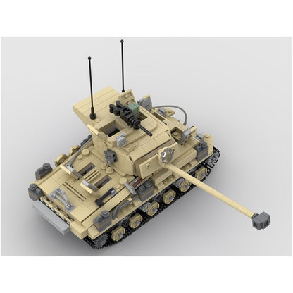 M-51 Super Sherman Medium Tank MOC Building Kit - 2
