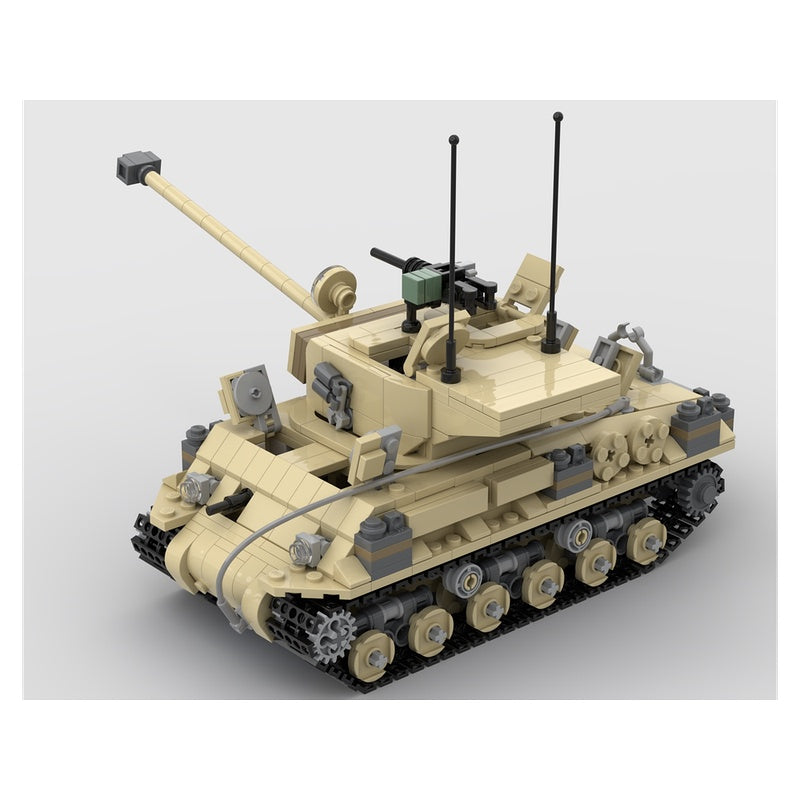 M-51 Super Sherman Medium Tank MOC Building Kit - 3