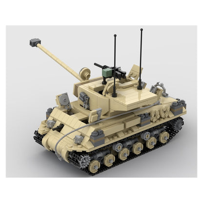M-51 Super Sherman Medium Tank MOC Building Kit - 3