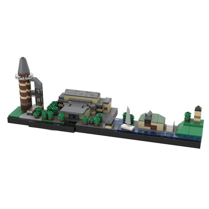Mülheim an der Ruhr Skyline Building Kit | LEGO-Compatible MOC - 3