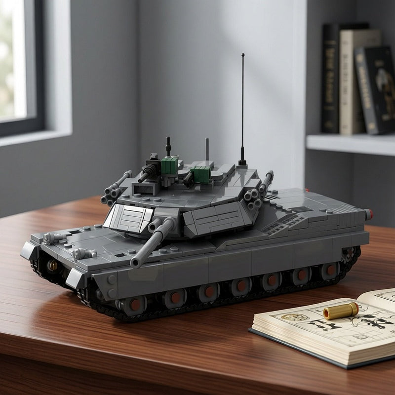 M1 Abrams 105mm Main Battle Tank MOC Building Kit - 7