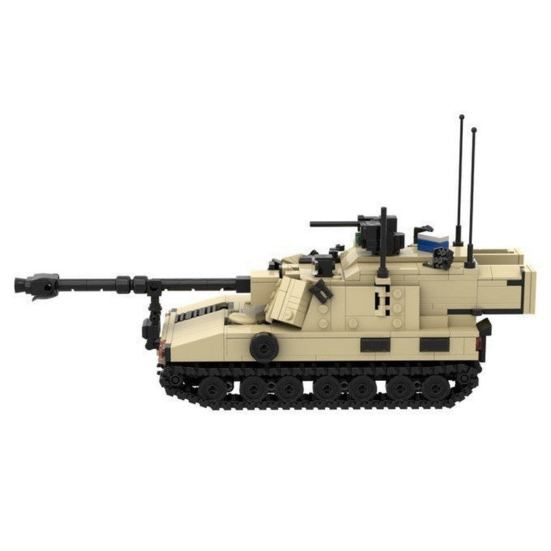 M109 Paladin Self-Propelled Howitzer MOC Building Kit - Modern Artillery Model - 3