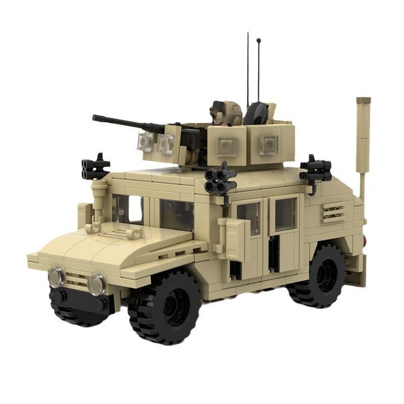 M1114 Up-Armored Tactical Vehicle MOC Building Kit | Military Model - 2