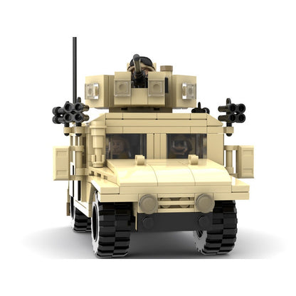 M1114 Up-Armored Tactical Vehicle MOC Building Kit | Military Model - 5