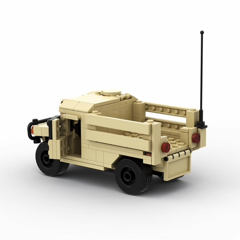 M1123 Tactical Cargo Carrier MOC Building Kit | Military Vehicle Model - 4