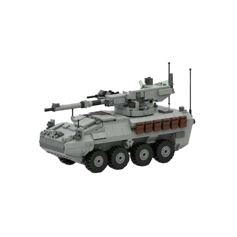M1128 Stryker Mobile Gun System 1:34 Scale MOC Building Kit - 3