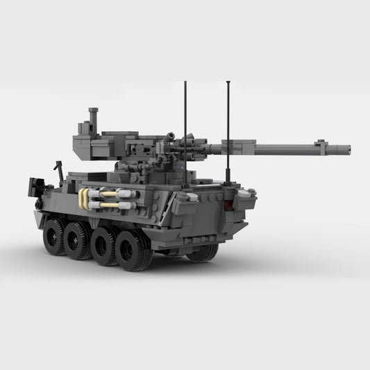 M1128 Stryker Mobile Gun System Building Kit | LEGO-Compatible MOC - 1