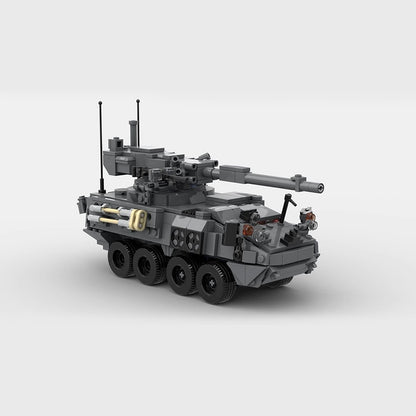 M1128 Stryker Mobile Gun System Building Kit | LEGO-Compatible MOC - 2