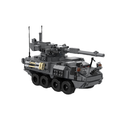 M1128 Stryker Mobile Gun System Building Kit | LEGO-Compatible MOC - 3