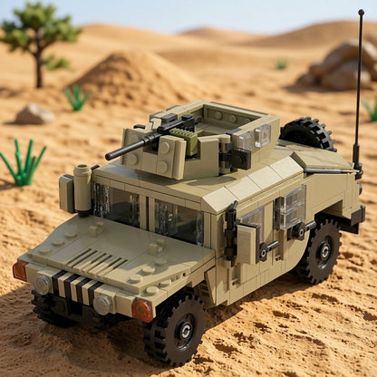 M1151 Armored Tactical Vehicle MOC Building Kit | 1:35 Scale - 2
