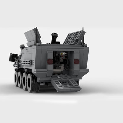 M1252 Mortar Carrier Armored Vehicle Building Kit | LEGO-Compatible MOC - 1