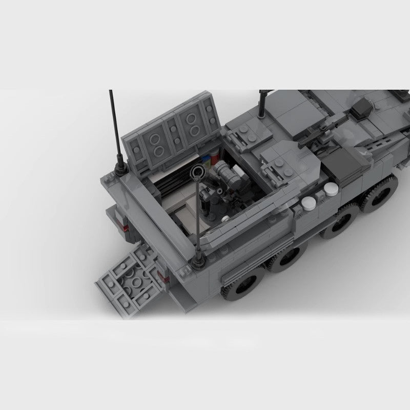 M1252 Mortar Carrier Armored Vehicle Building Kit | LEGO-Compatible MOC - 4