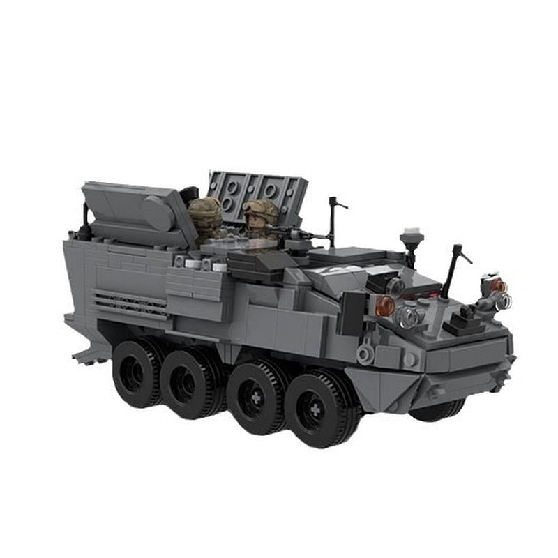 M1252 Mortar Carrier MOC Armored Vehicle Building Kit | Tactical MRAP Model - 1