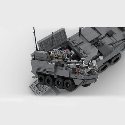 M1252 Mortar Carrier MOC Armored Vehicle Building Kit | Tactical MRAP Model - 4