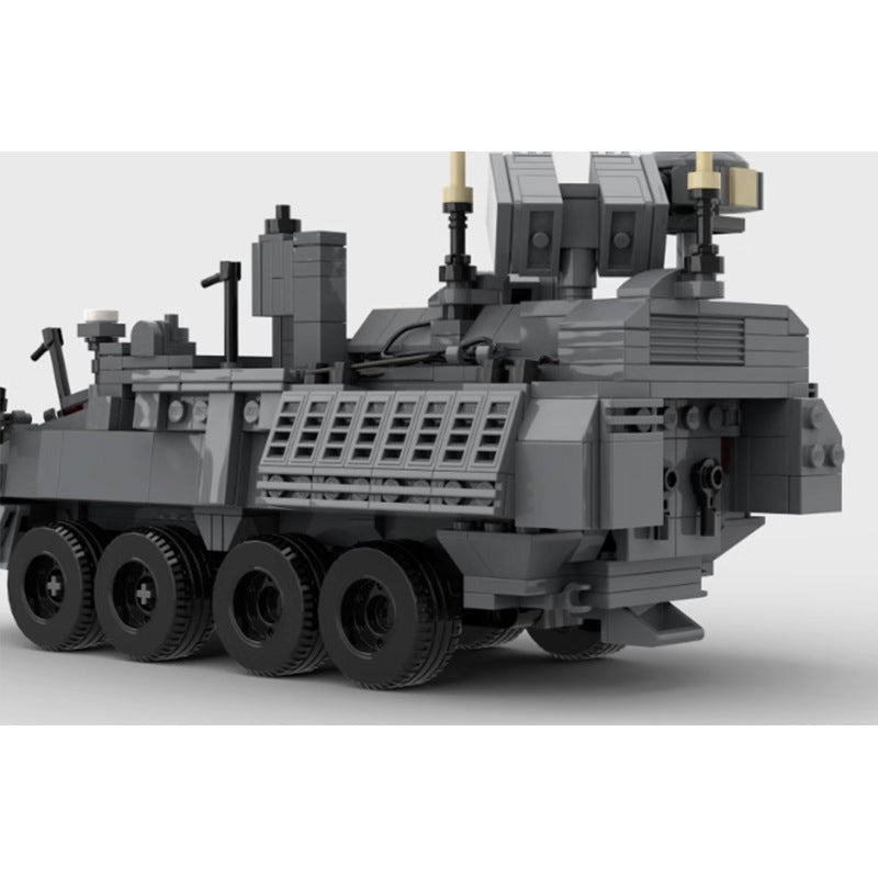 M1256A1 Stryker DE M-SHORAD DVHA1 Building Kit | LEGO-Compatible MOC - 3
