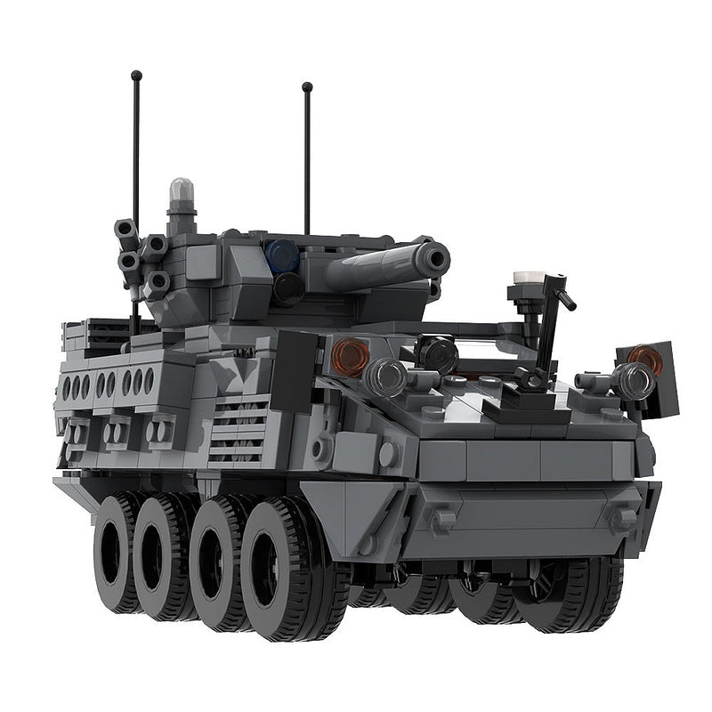 M1296 Stryker ICVV-D MOC Building Kit | 1:35 Armored Vehicle Model - 3