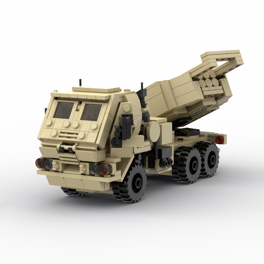 M142 Mobile Rocket System | M1140 Tactical Truck Building Kit | LEGO-Compatible MOC - 3
