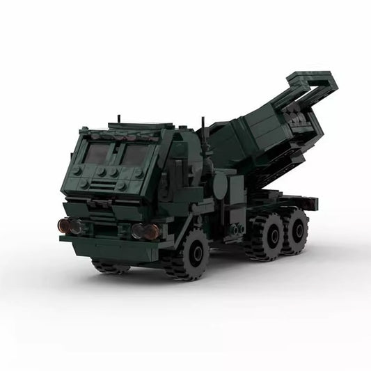 M142 Mobile Rocket System MOC Building Kit | Tactical Launcher Vehicle Model - 1