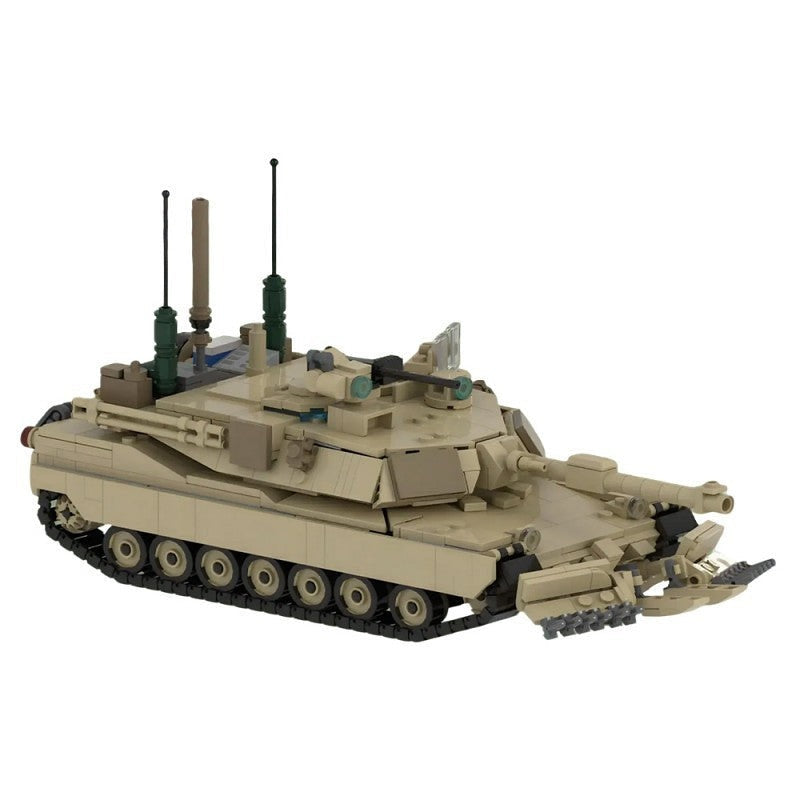 M1A2 Abrams Interior MOC Main Battle Tank Building Kit 972PCS Model - 6