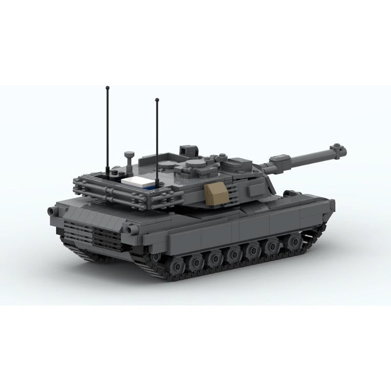 M1A2 Main Battle Tank  Building Kit | LEGO-Compatible Heavy Tracked Armored MOC - 2