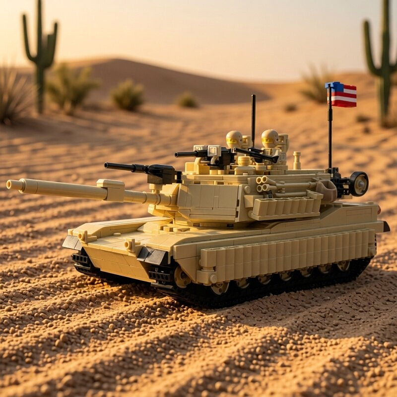 M1A2 SEP TUSK II Modern Main Battle Tank MOC Building Kit - 3
