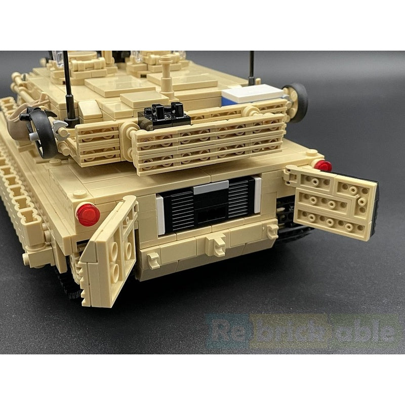 M1A2 SEP TUSK II Modern Main Battle Tank MOC Building Kit - 4