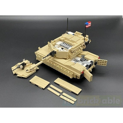 M1A2 SEP TUSK II Modern Main Battle Tank MOC Building Kit - 5