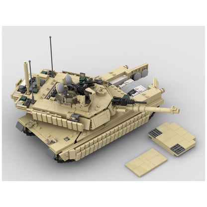 M1A2 SEP V2 Main Battle Tank MOC Building Kit - 7