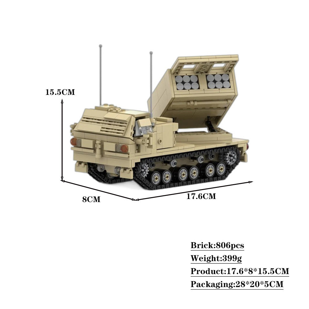 M270 Multiple Launch Rocket System Building Kit | LEGO-Compatible MOC - 2