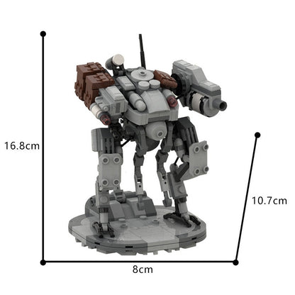 M2A4B Strider Armored Mech MOC Building Kit | Combat Walker Model - 3