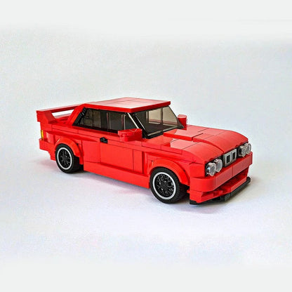 M3 E30 Retro Sports Car MOC Building Kit | 8-Wide Vehicle Model - 1