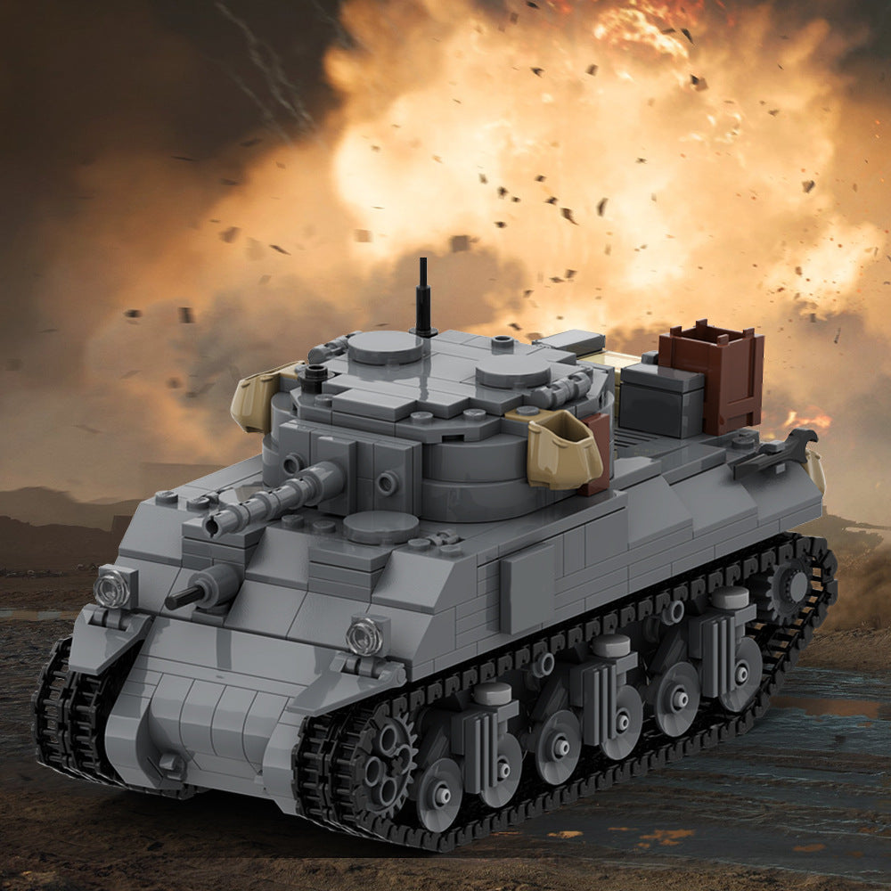 M4 sherman Tank Building Kit | WW2 | LEGO-Compatible MOC - 4