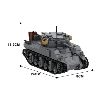 M4 sherman Tank Building Kit | WW2 | LEGO-Compatible MOC - 5