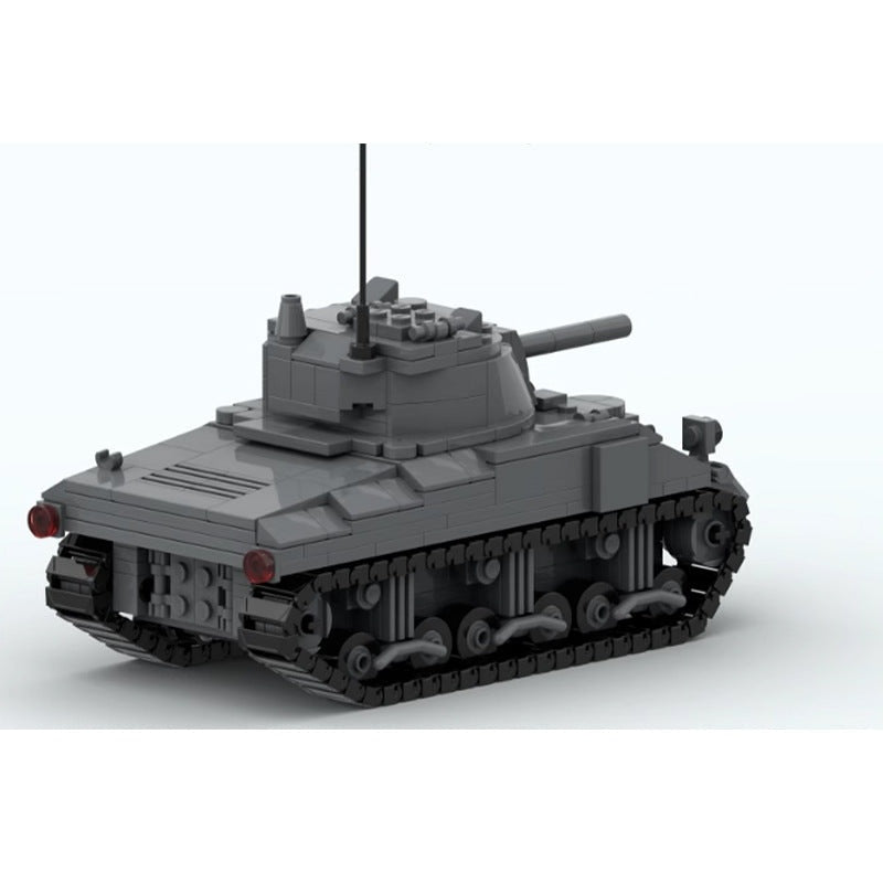 M4 Sherman WWII Tank MOC Building Kit for Military Model Collectors - 4