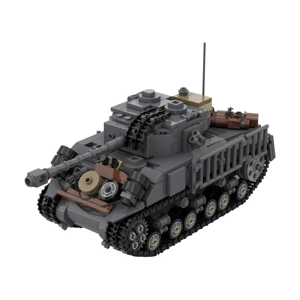 M4A3E8 76 W HVSS Tank Building Kit | LEGO-Compatible MOC - 1