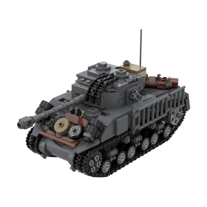 M4A3E8 76 W HVSS Tank Building Kit | LEGO-Compatible MOC - 5