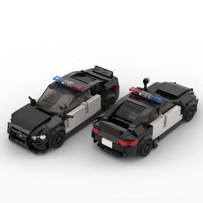 M5 Rapid Deployment Police Car Building Kit | LEGO-Compatible MOC - 1